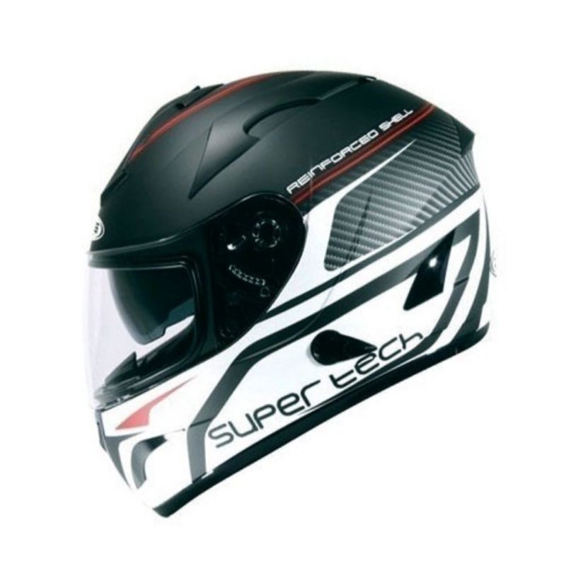 HELM ZEUS 806 MATT BLACK II50 WHITE HITAM DOFF DOP PUTIH SUPER TECJ DOUBLE VISOR FULLFACE FULPES CAK