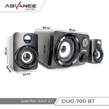 Speaker Aktif Advance DUO-700 Speaker Gaming RGB Colors LED