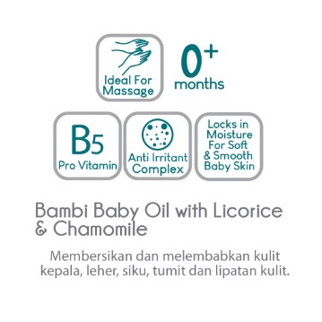 BAMBI Baby Oil with Chamomile 100ml