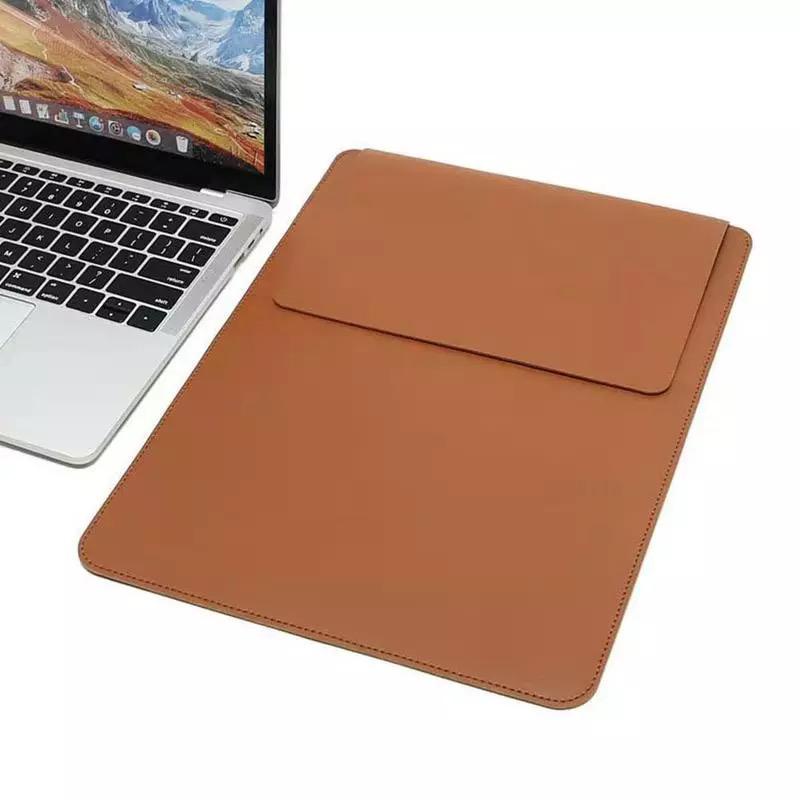 Tas Laptop Softcase Sarung Macbook Air Pro M1 M2 Samsung Lenovo Waterproof PU Leather Size 11 12 13 14 15 16 inch