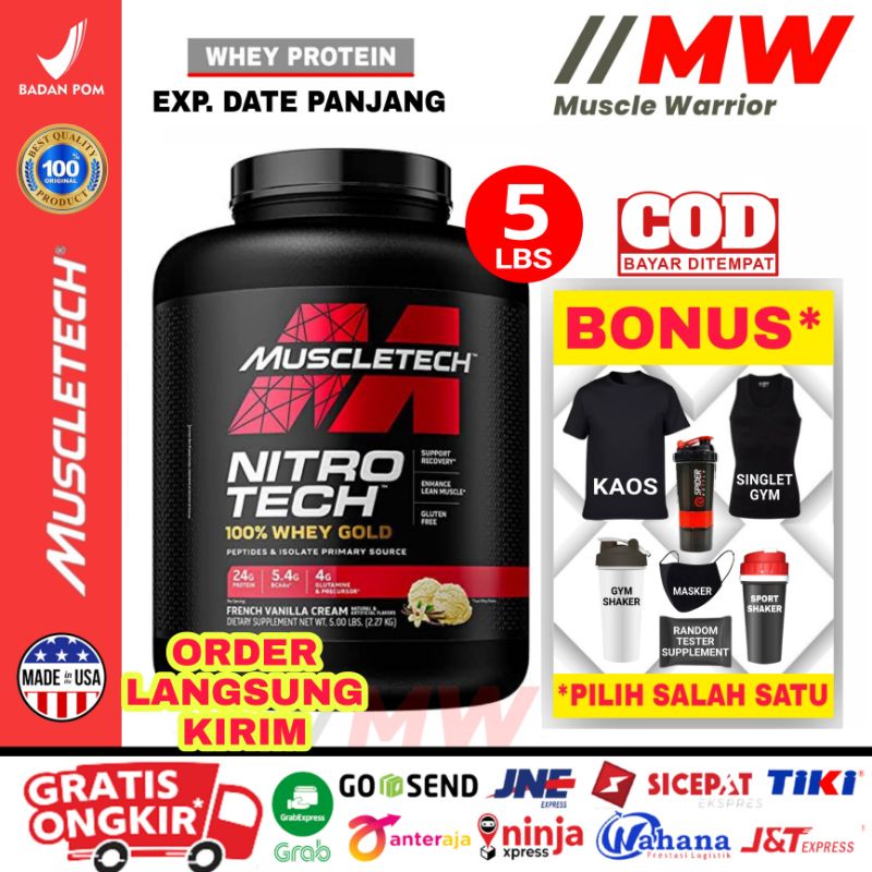 Image of Muscletech Nitrotech Whey Gold 5 Lbs 5Lbs Muscletech Nitro Tech Whey Gold 5 Lbs 5Lbs Muscle Tech Nitrotech Whey Gold 5 Lbs 5Lbs Muscle Tech Nitro Tech Whey Gold 5 Lbs 5Lbs Susu Fitness Muscletech Whey Protein Isolate 5 Lbs 5Lbs M1 Isolate BXN Isolate BPOM #1