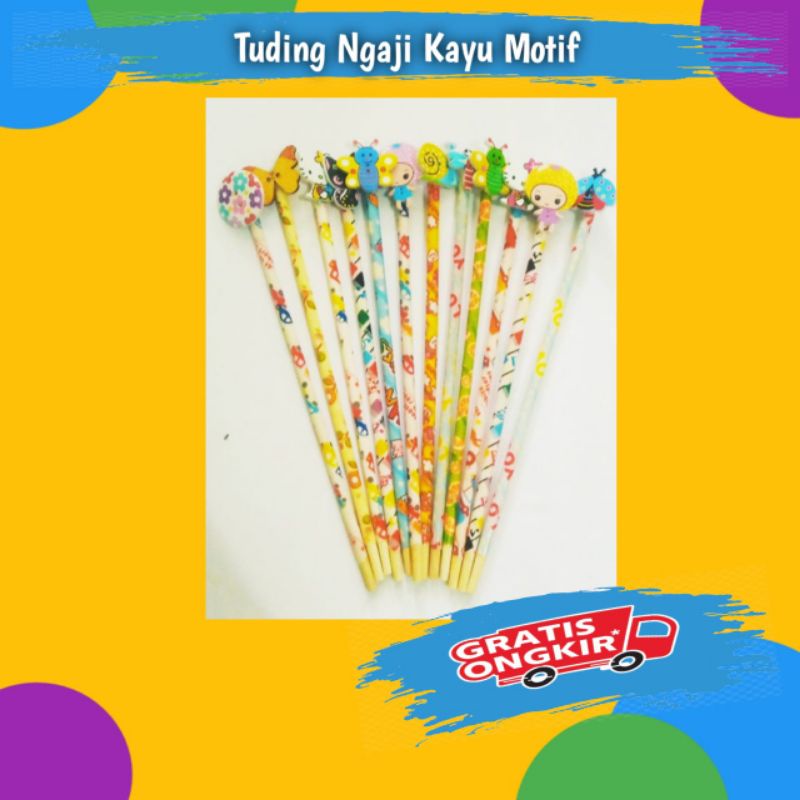 

TUDING / DUDING MOTIF PENUNJUK IQRO / KALAM KAYU KARAKTER MURAH