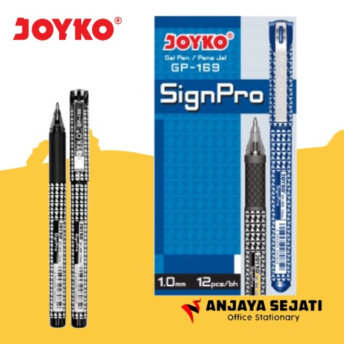 

Gelpen Joyko GP-169 ( Sign Pro Gel ) Hitam & Biru - Lusinan - 12pcs
