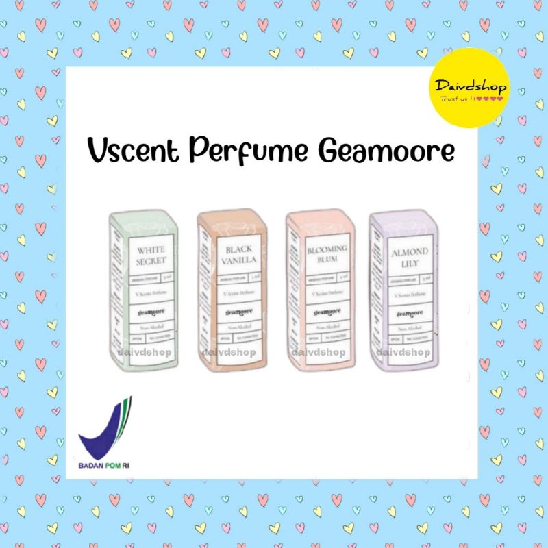 Geamoore V Scents Perfume misk thaharah 3ml by geamoore tidak mengandung alkohol id parfum v scent untuk daerah kewanitaan non alkohol bedda lotong zodiac perfume catur parfum toner sunscreen collaberry deodoran collagen drink fregift distributor geamoore