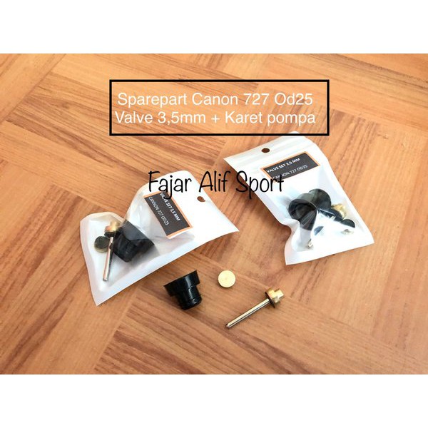 Sparepart canon 727 Od25 - Valve canon - Pentil canon - Karet pompa canon - Klep canon 727 Murah