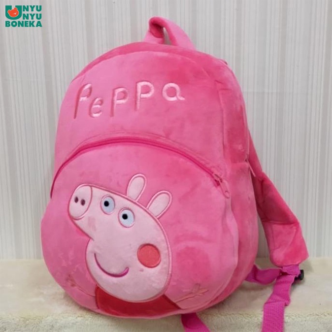 tas ransel anak peppa george pig babi animal backpack sekolah