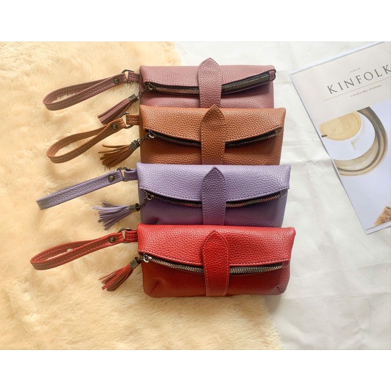 dompet hp dan uang kulit jeruk wanita murah/dompet papirut/dompet cewe terbaru/dompet virall kekinian/dompet hp dan uang  kosmetik