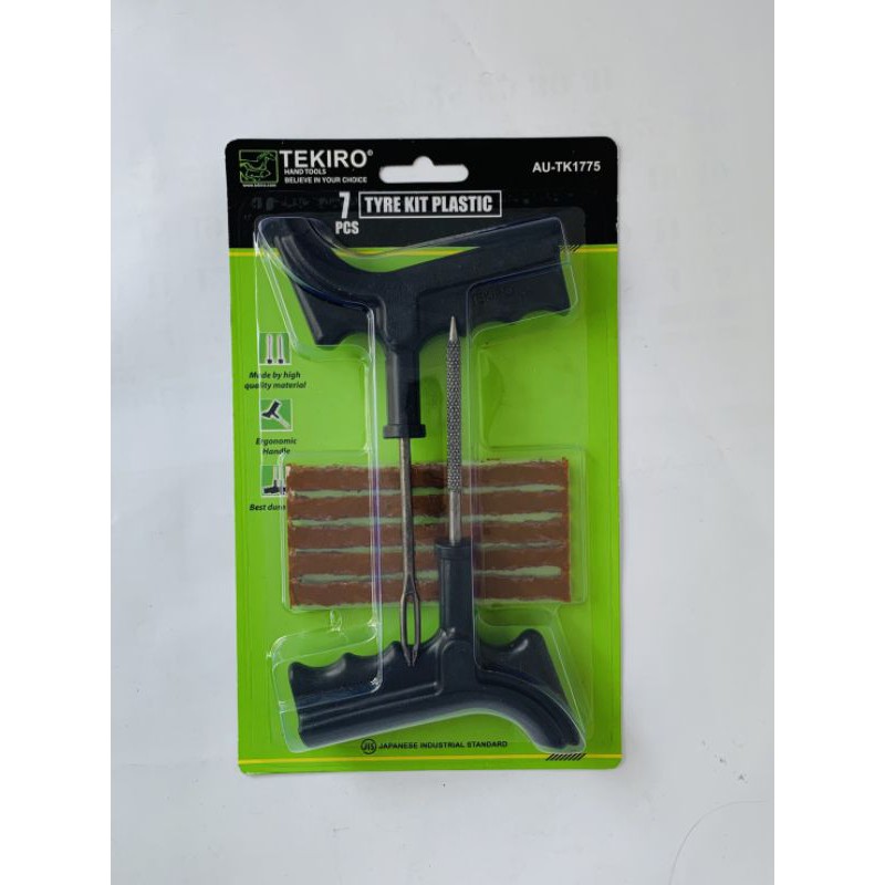 ALAT TAMBAL BAN TUBLES Rapid Tire Repair Kit Alat Penambal Tubles Refill dan Lem Tambal Ban Mobil