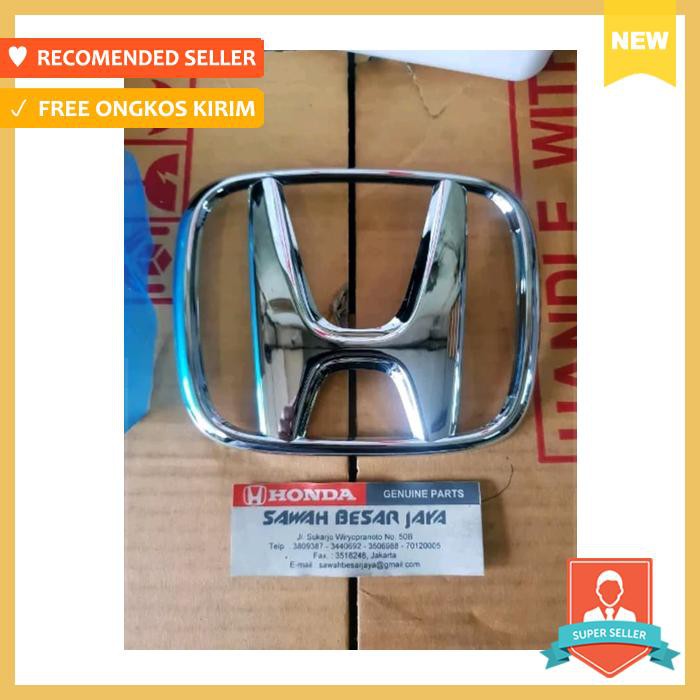 Emblem logo huruf h gril grill depan honda crv rm rw turbo prestige
