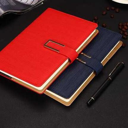 

10.10 Brands Festival Buku Catatan Kerja Cover Kulit (BIRU)- Buku Agenda - Buku Catatan