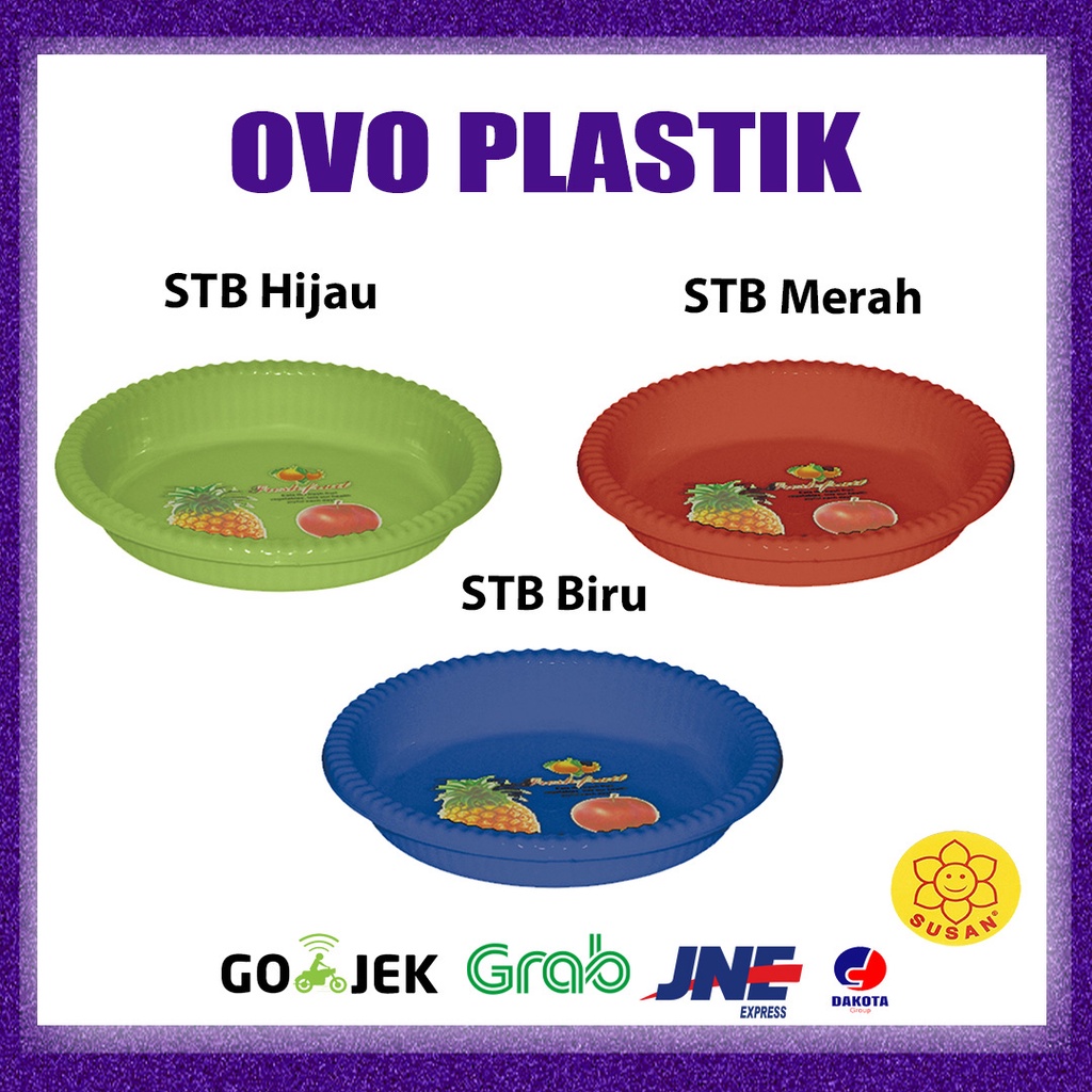 Nampan Bulat Renda 35 - Nampan - Nampan Plastik Bulat 35cm -  By SUSAN