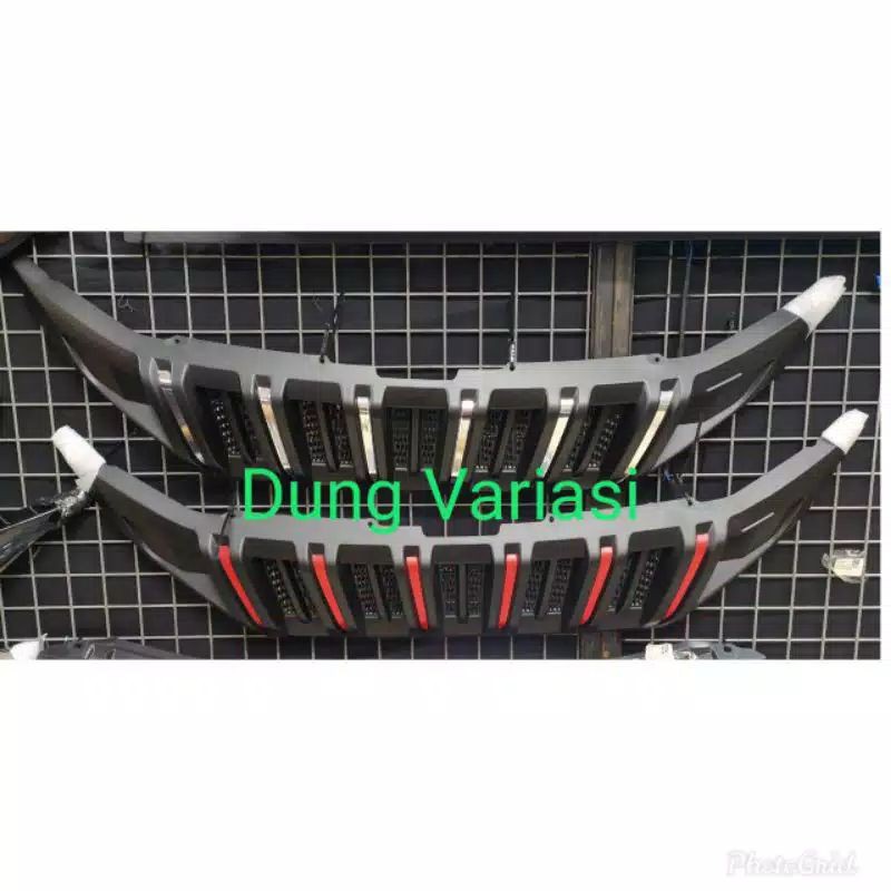 grill Apollo mobil Xpander / front grill cover m/ Apollo Merah Hitam Chrome Hitam jsl