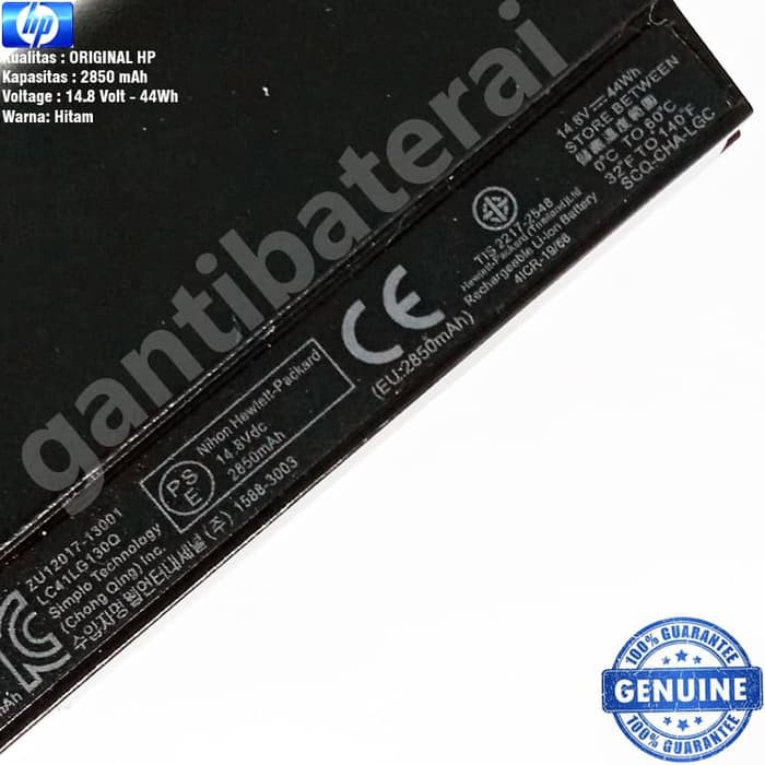 Baterai Laptop HP ProBook 430 430-G1 430-G2 RA04 HSTNN-IB4L Original