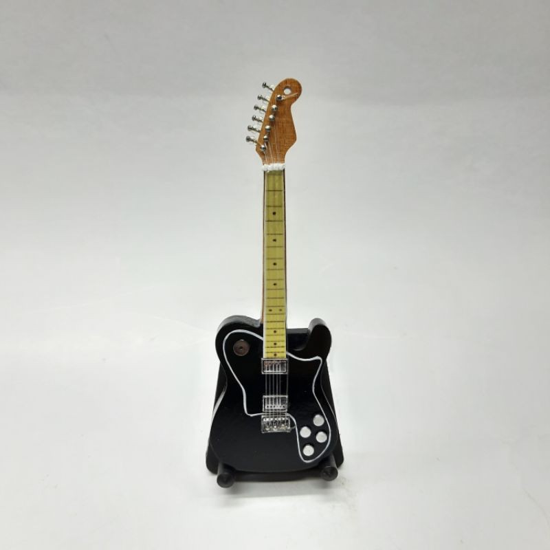 miniatur gitar fender telecaster hitam gitar BLACKJAE DAY6 miniatur pajangan hiasan