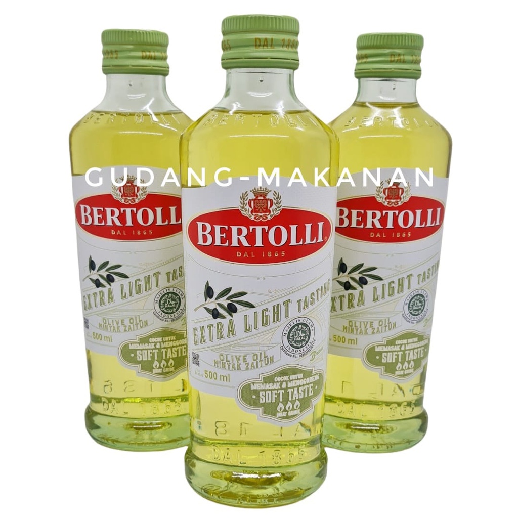 Bertolli Extra Light Olive Oil 500ml - Minyak Zaitun