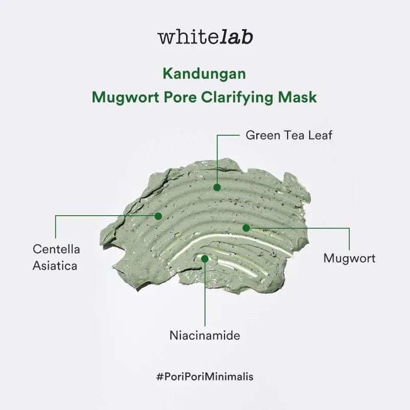 Whitelab Mask [Mugwort Pore Clarifying Mask | Heartleaf Skin Purifying Gel Mask | Bamboo Charcoal Brightening Gel Mask]