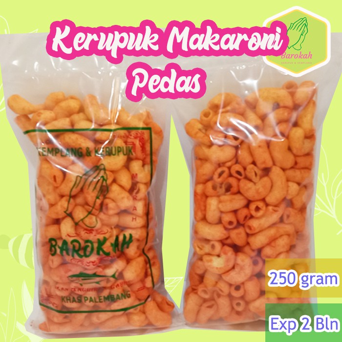 

Kerupuk makaroni pedas palembang