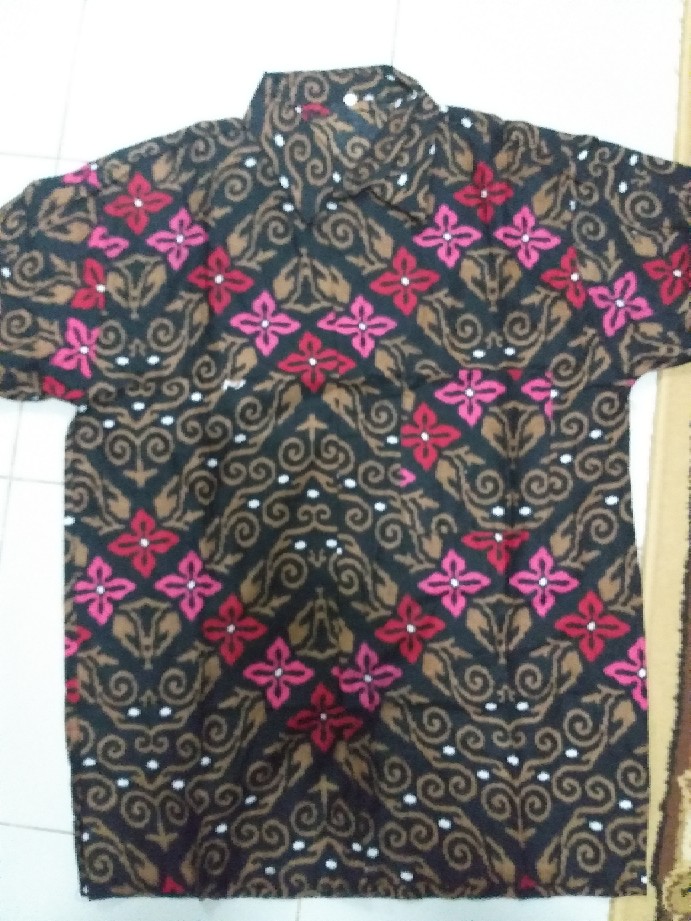Kemeja Batik Pria Ppbtk07 Modern Lengan Panjang Casual Modis Trendy Masa Kini M L Xl Asli Pekalongan