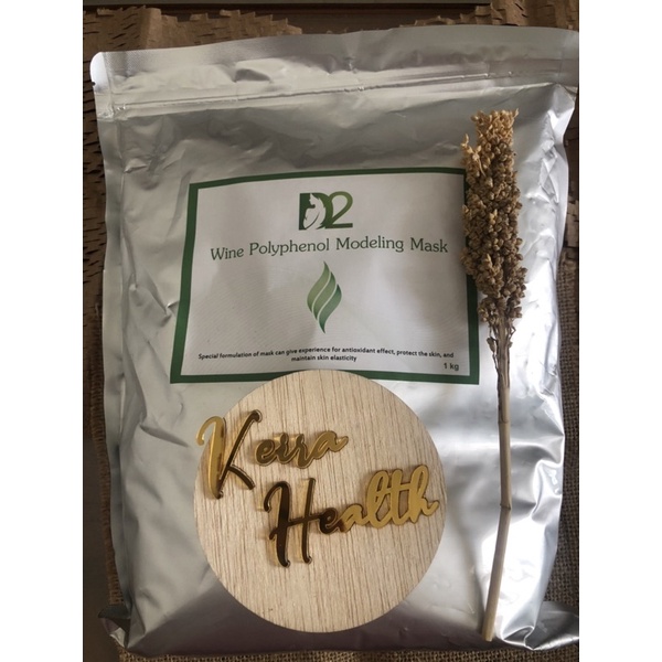 D2 Peel Off Wine Polyphenol Modeling Mask Whitening Pemutih 1 buah kemasan 1 kg