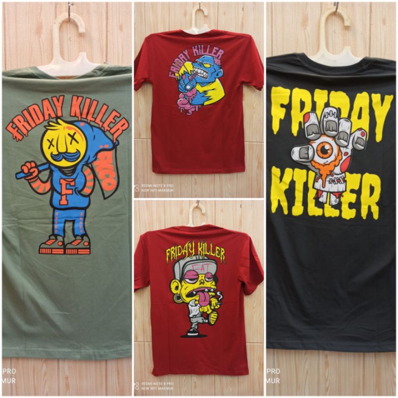 KAOS PRIA FRIDAY KILLER DISTRO