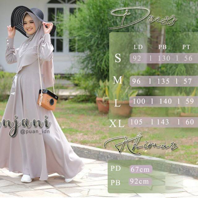 GAMIS WOLLYCREPE//RINJANI//BY PUAN_IDN//ORIGINAL BRAND