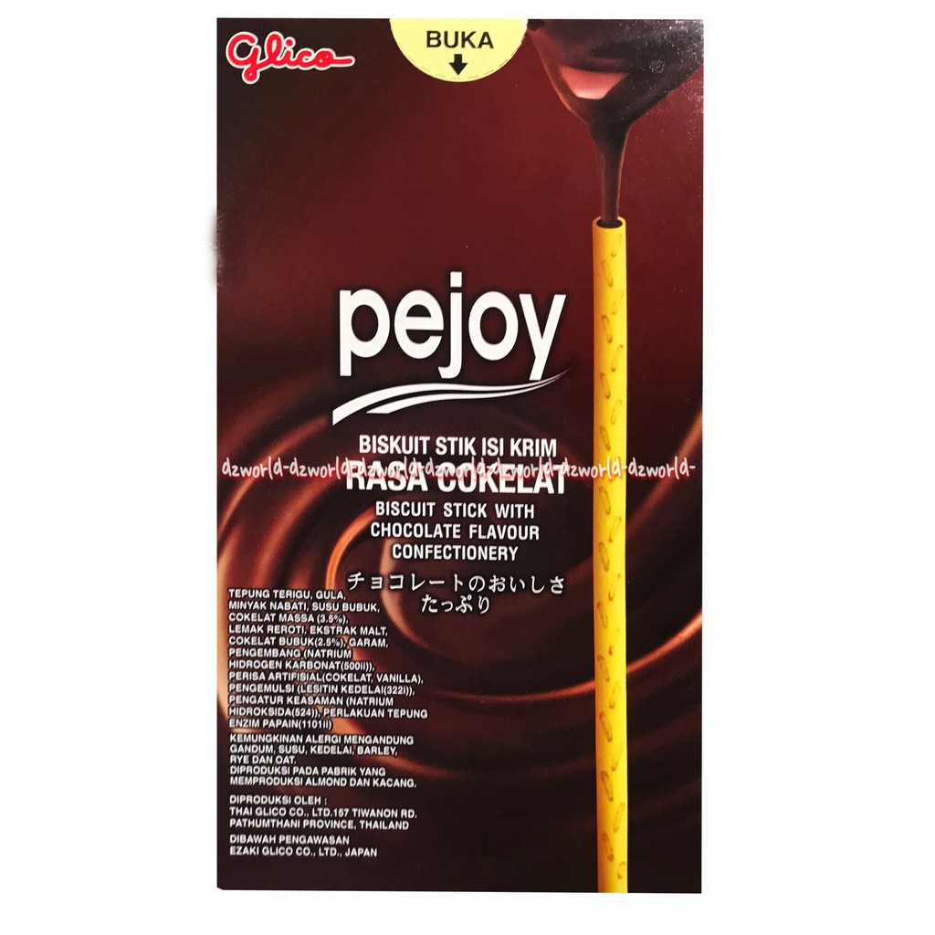 Pejoy Biskuit Isi Krim Rasa Coklat 32gr Biscuit Stick With Chocolate Flavour Pocky Poki