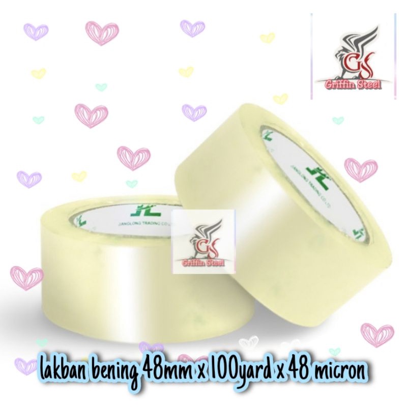 

Lakban bening opp tape 48mm x 100yard x 48 micron solatip isolasi lakban packing tebal bagus harga 1 roll