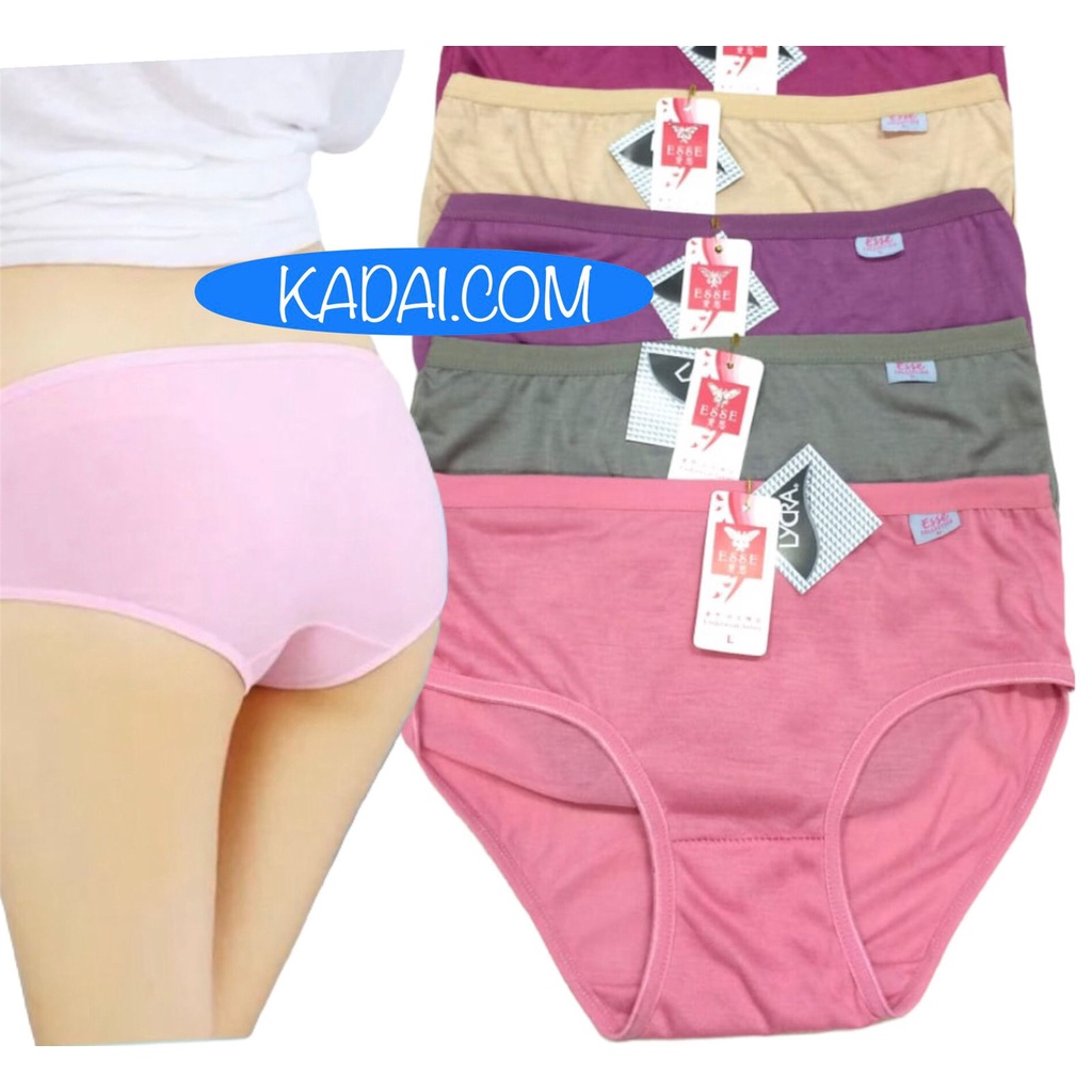 6 PCS {1/2 LUSIN} Celana Dalam Wanita Dewasa M,L,XL,XXL,XXXL Esse , Cyber Girl , Chaoji || CD Cewek 