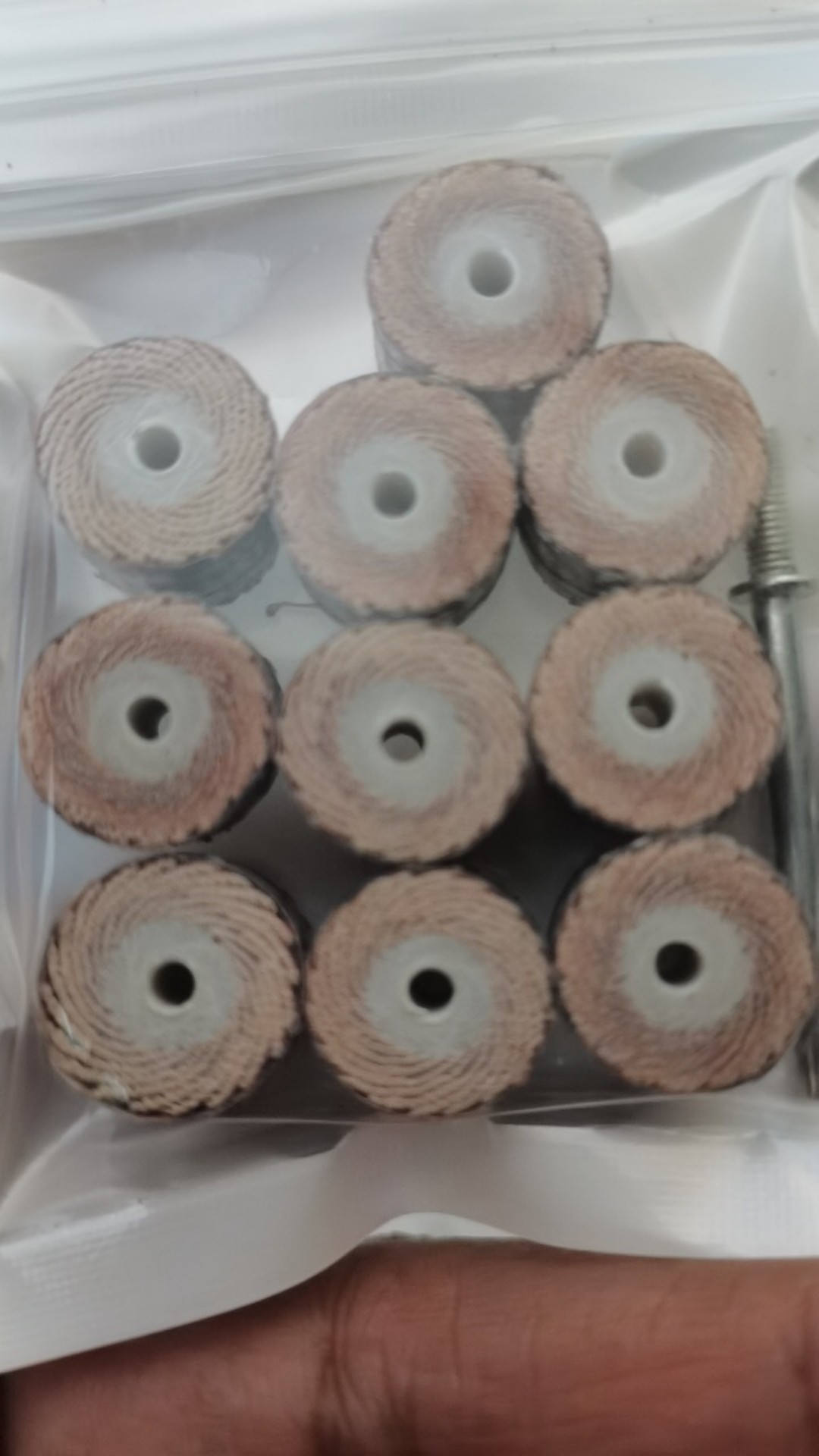 10pcs Tuner Amplas Kipas Flap Sander Mini Gerinda - Grit 240