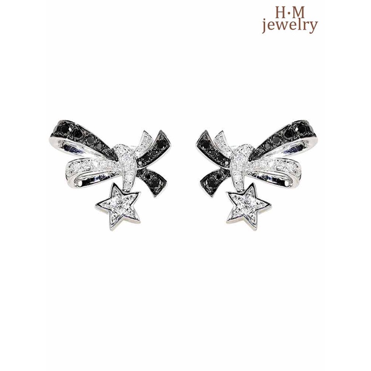 Set Anting Tusukkalung Rantai Liontin Kupukupu Hias Berlian Imitasi Untuk Wanita