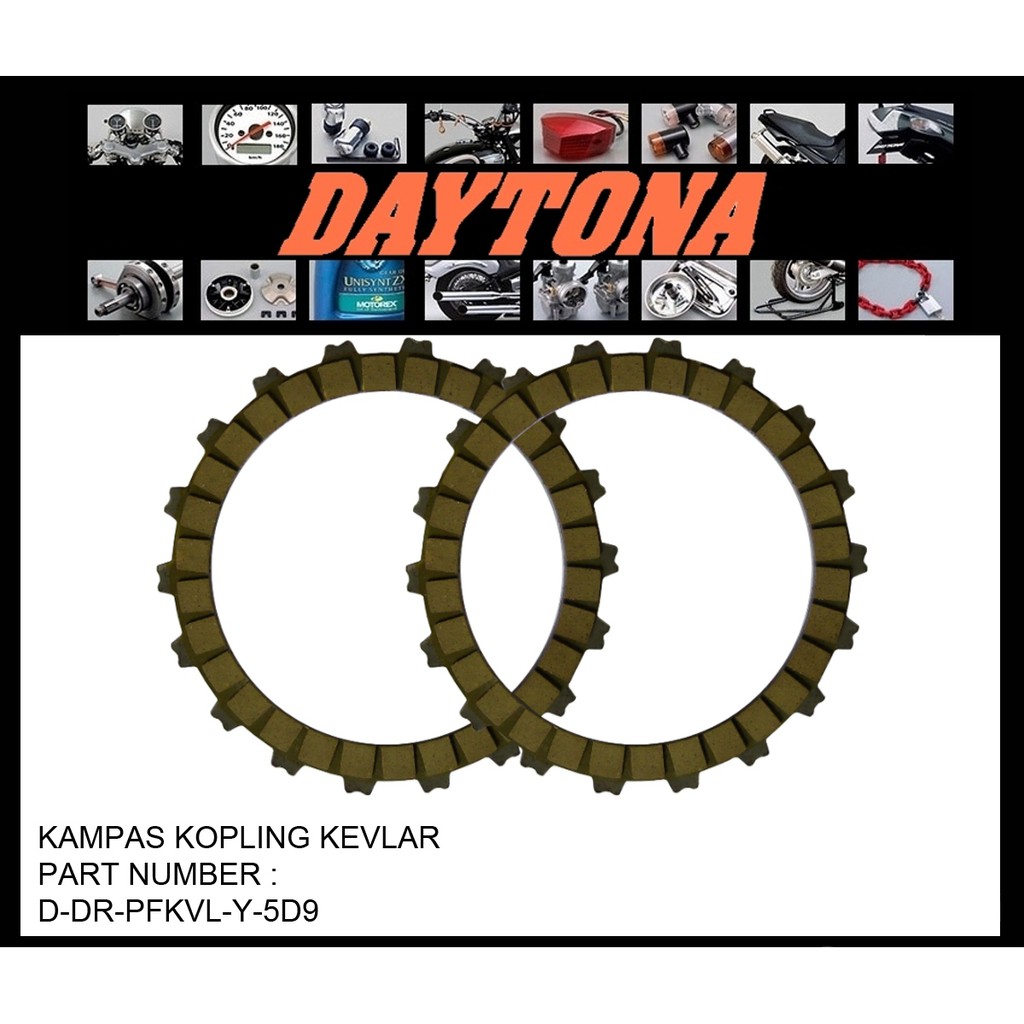 KAMPAS KOPLING DAYTONA JAPAN KEVLAR YAMAHA VEGA ZR