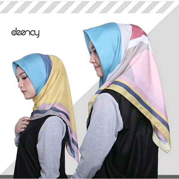 Deenay Hijab - Kerudung Deenay - Jilbab Deenay Voal Premium Motif Maris - ORI