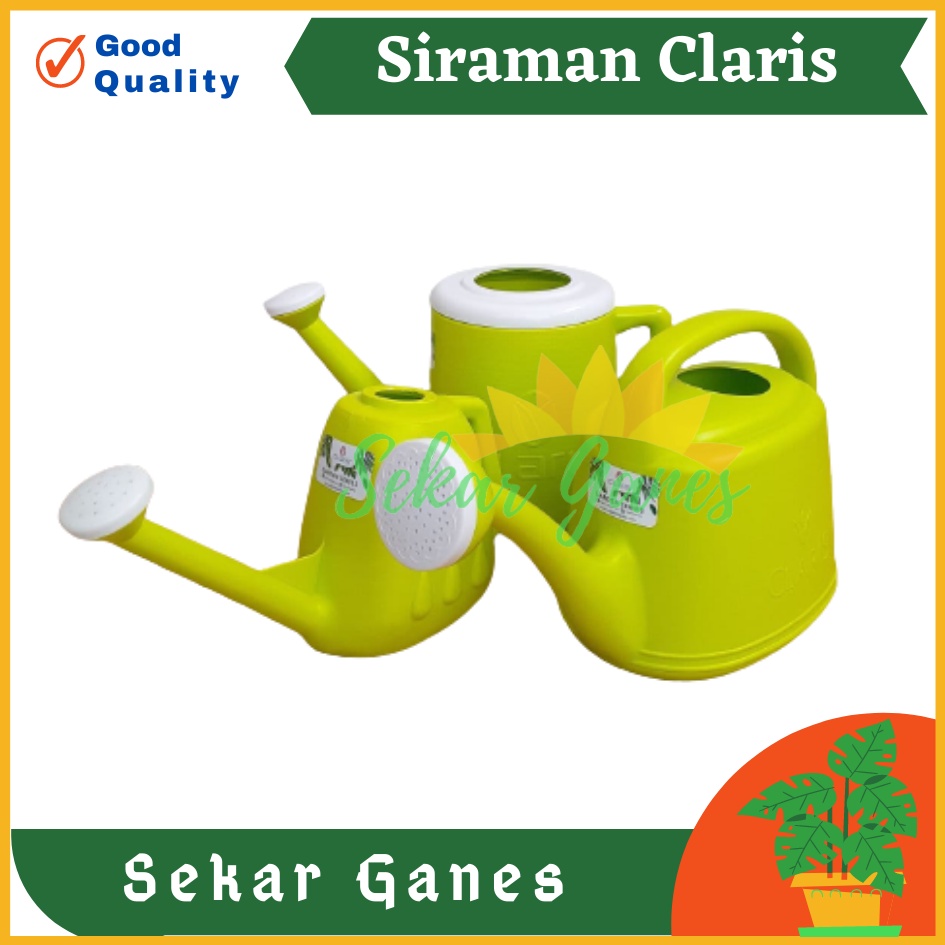 Claris 5953 1,3 Liter Pot Siram Siraman Alat Penyiram Tanaman Bunga Springtime Plastik Primavera 1,3 Liter Siraman Claris 5953 Gembor