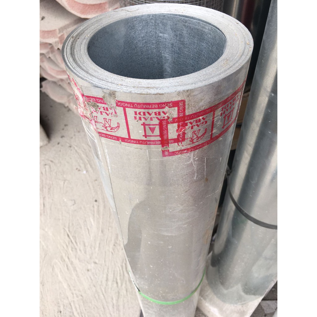 Seng Talang Air / Seng Plat Aluminium Galvalum/Anti Karat Lebar 55cm,90cm