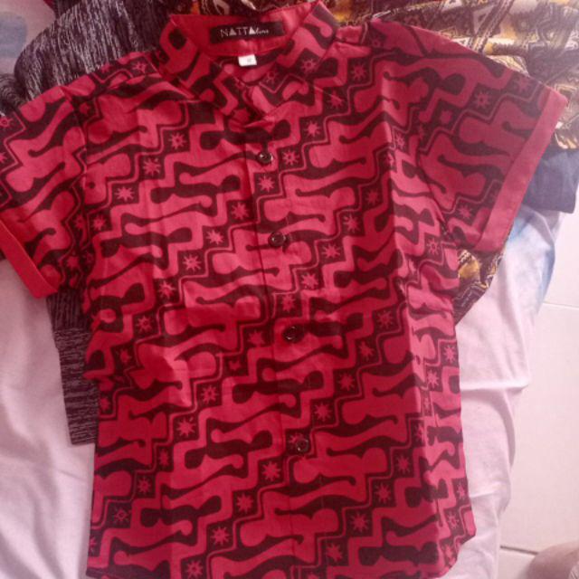 Kemeja Koko Batik Anak Wonogiren Series By Natta_line