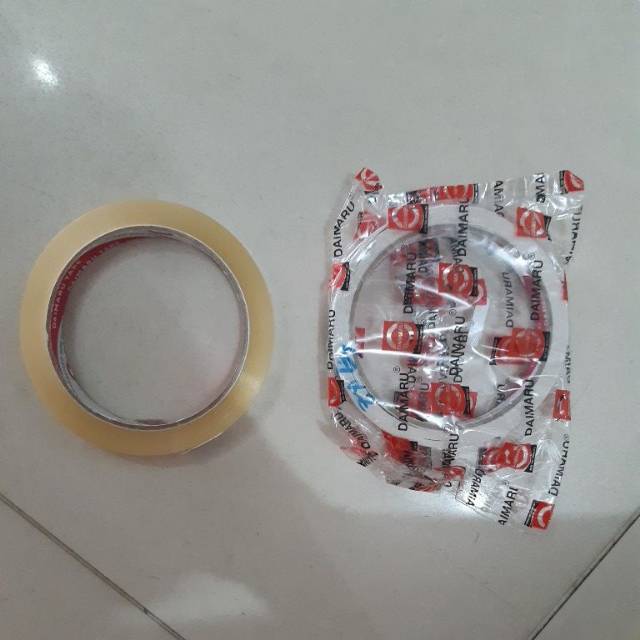

Double tape dan lakban bening 12mm daimaru