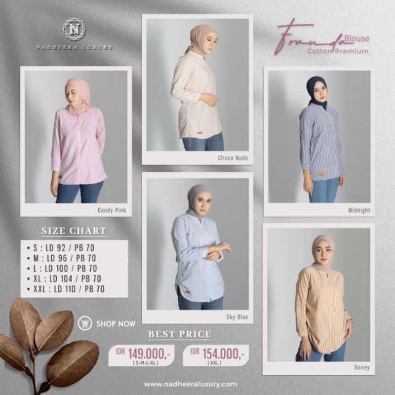 FRANDA BLOUSE BY NADHEERA LUXURY