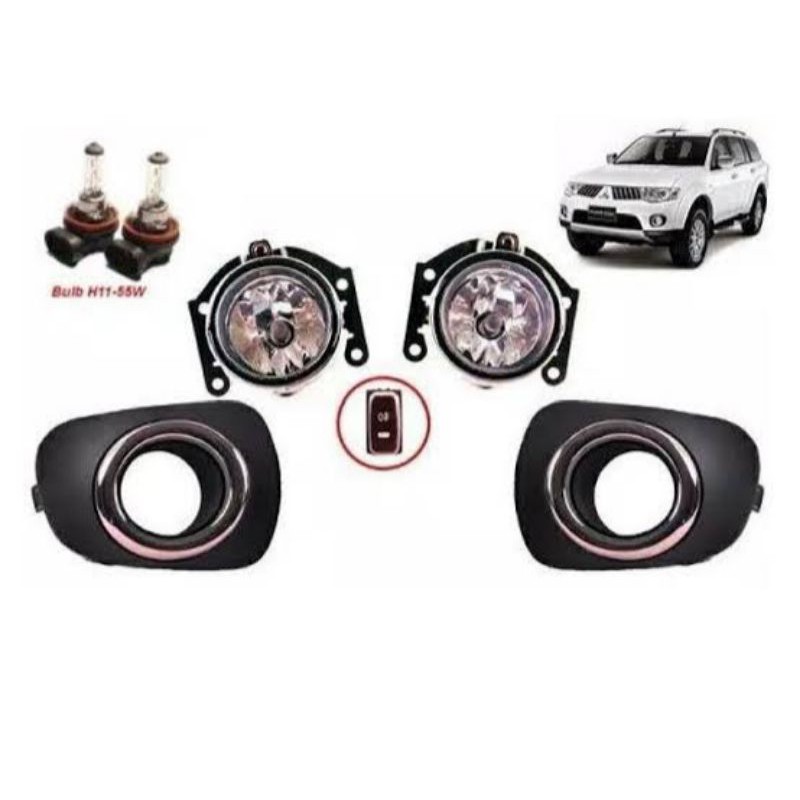 Fog lamp Mitsubishi pajero 2010-2014