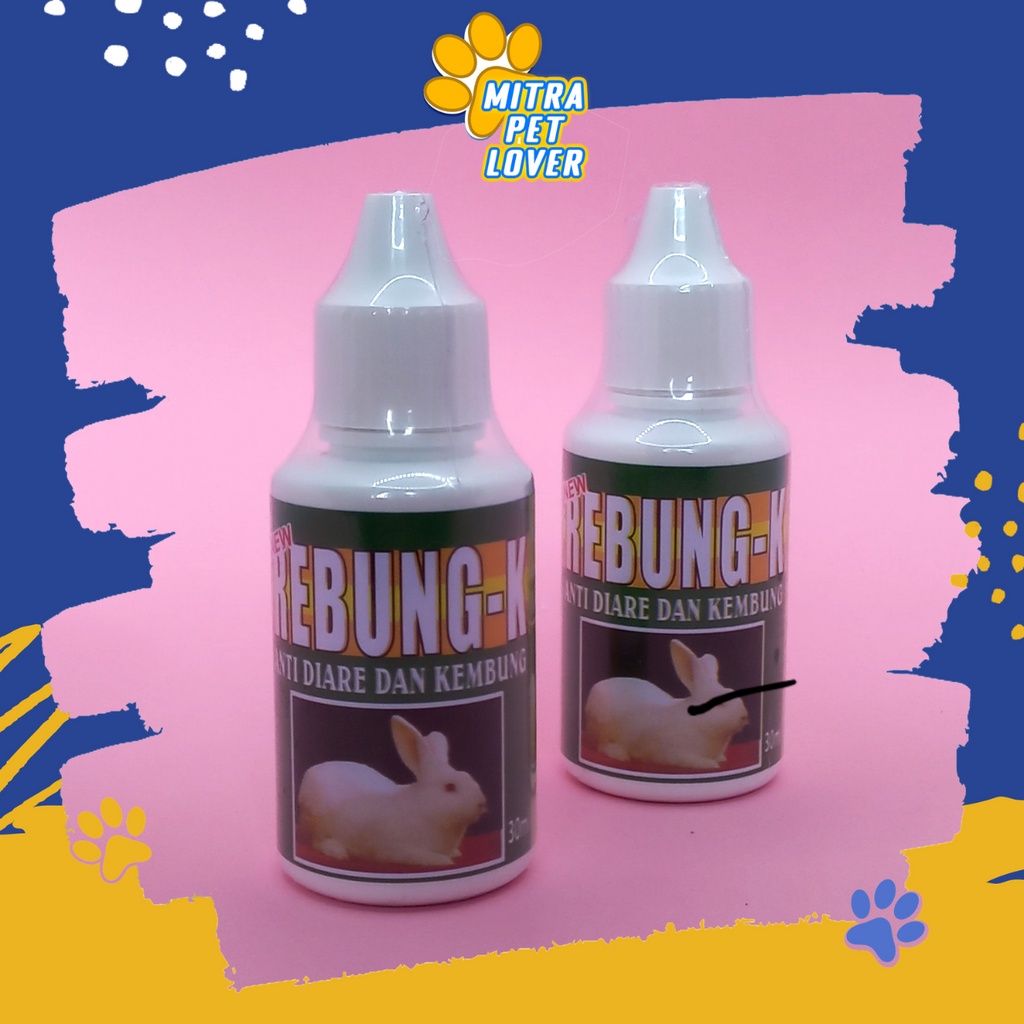 OBAT DIARE KELINCI - REBUNG K KELINCI 30 ML ORIGINAL - ANTIBIOTIK TETES ANTI DIARE KEMBUNG BERAK DARAH &amp; MENCRET RABBIT BUNNY HEWAN SEHAT - MURAH GARANSI ASLI KUALITAS - PET ANIMAL HEALTHCARE &amp; VETERINARY TAMASINDO VITAMIN HEWAN PELIHARAAN MITRAPETLOVER