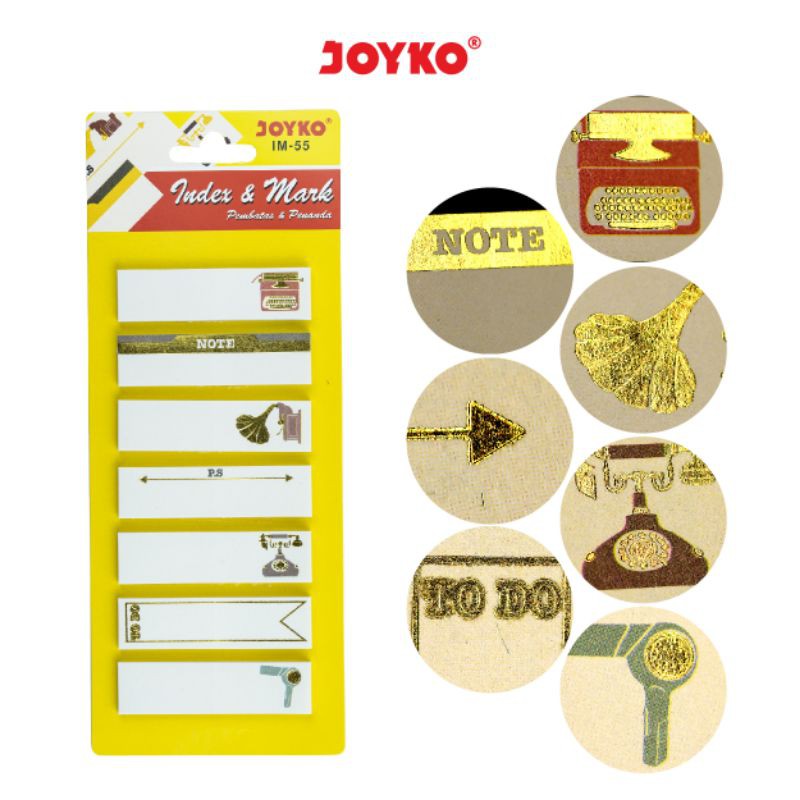 

Index Mark IM-55 Joyko / Pembatas Penanda Halaman Buku Motif
