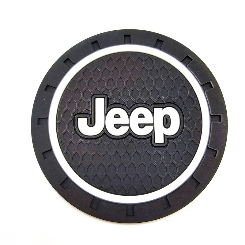 1 / 2PCS Tatakan Gelas Anti slip Untuk Jeep Wrangler Renegade Compass Liberty Commander JKU