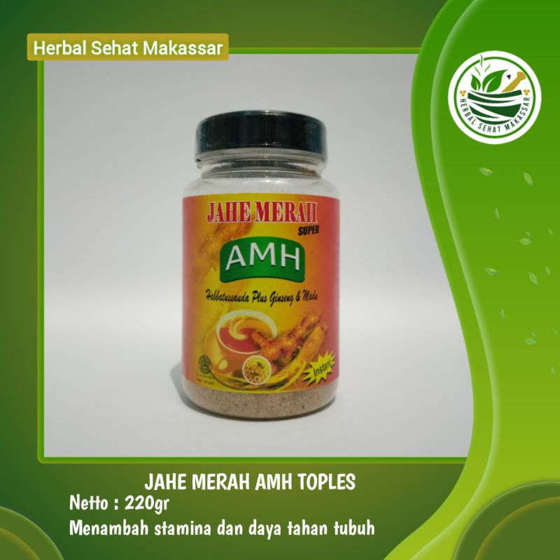 Jahe Merah super AMH Toples membantu memelihara kesehatan