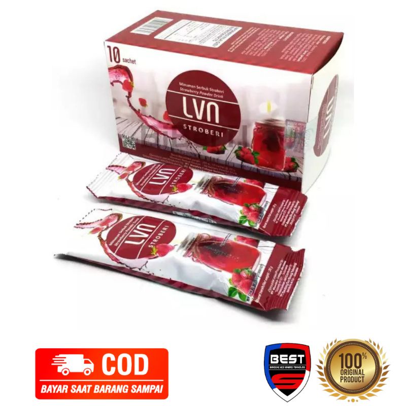 LVN COLLAGEN ORIGINAL 100% | LVN COLLAGEN STROBERI ORIGINAL BPOM