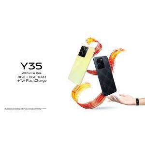 VIVO Y35 RAM 8GB + 8GB Extended ROM 128GB Garansi Resmi Original Handphone murah hp vivo Y35 baru 20