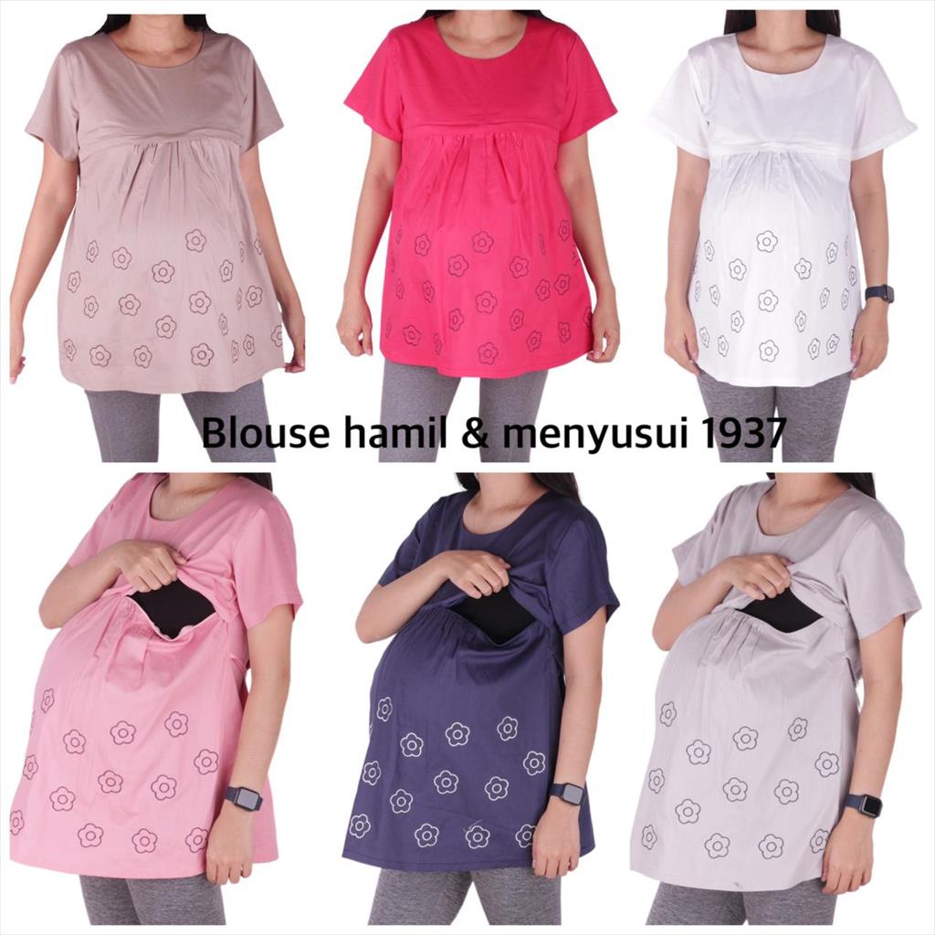 Baju Hamil Blouse Hamil  Menyusui 1937