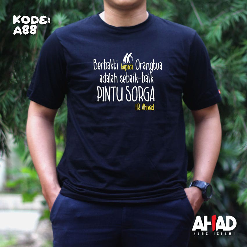 Kaos islami ahad-berbakti kepada orang tua A90