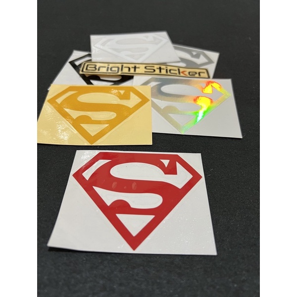 STICKER LOGO SUPERMAN CUTTING