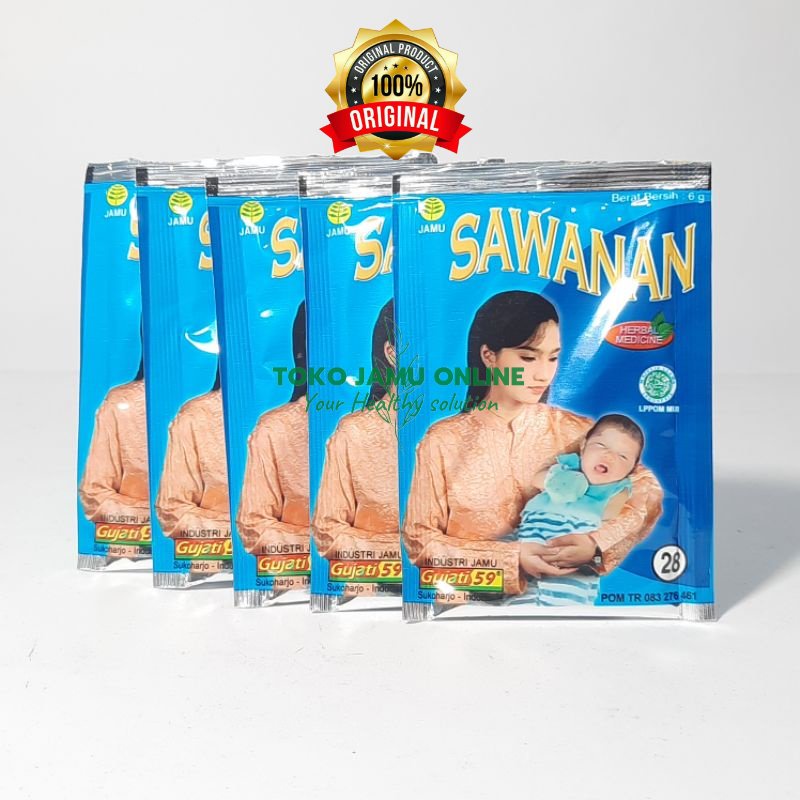 

Jamu Sawanan Gujati - Untuk Ibu Menyusui dan Bayi (Isi 10 Sachet)