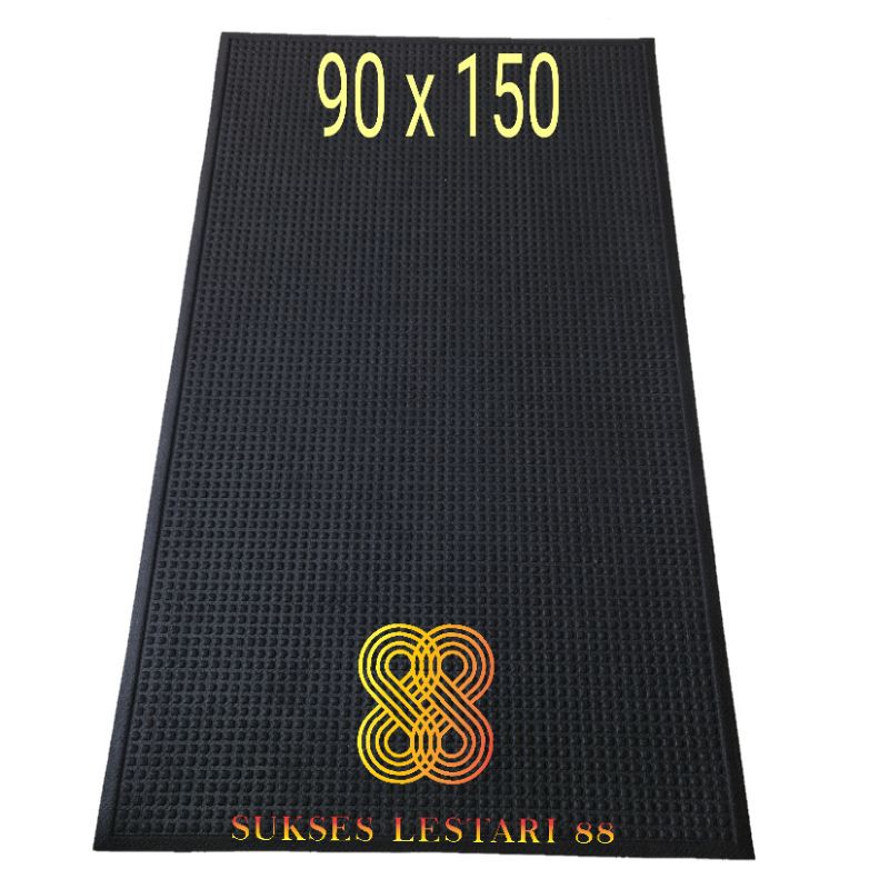 Keset Karpet Karet Anti Slip Bludru 90 x 150 - RCM