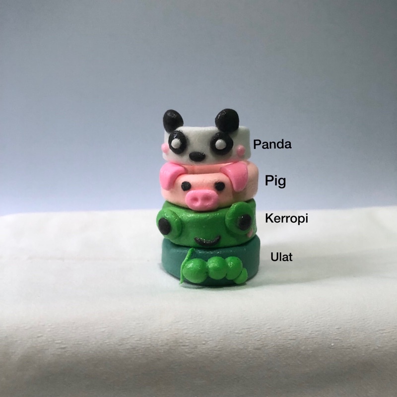 (PREORDER) CLAY RINGS, CINCIN LUCU, CINCIN CLAY, CiNCIN KARAKTER